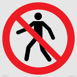 P004 Prohibition: No thoroughfare